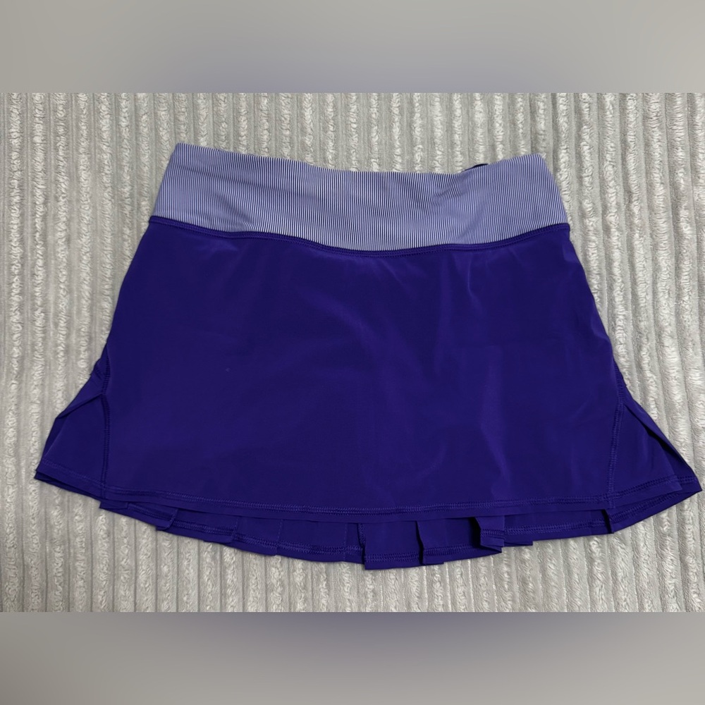 Lululemon Run Pace Setter Skirt 2 Regular Pickleball Tennis Plum Purple